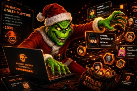 Как Santa Stealer ворует для хакеров аккаунты Roblox, криптовалютные активы и корпоративные секреты